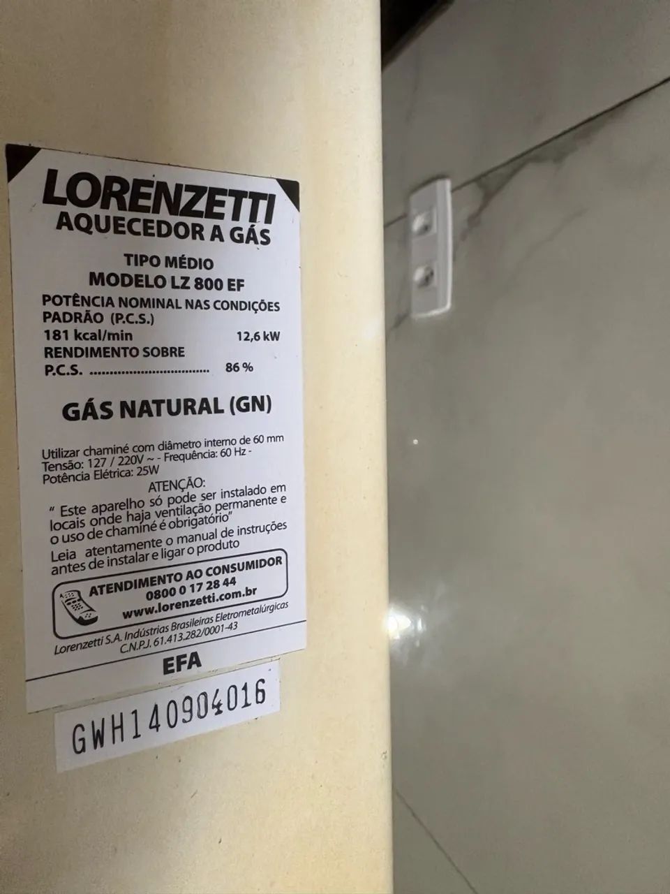 Aquecedor a gás  - Foto 4