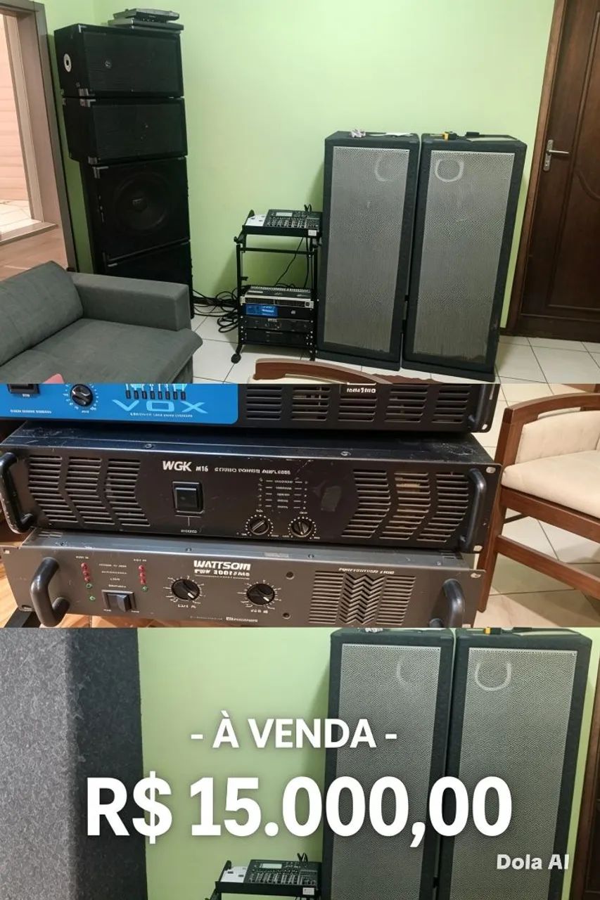 Venda caixas som profissional
