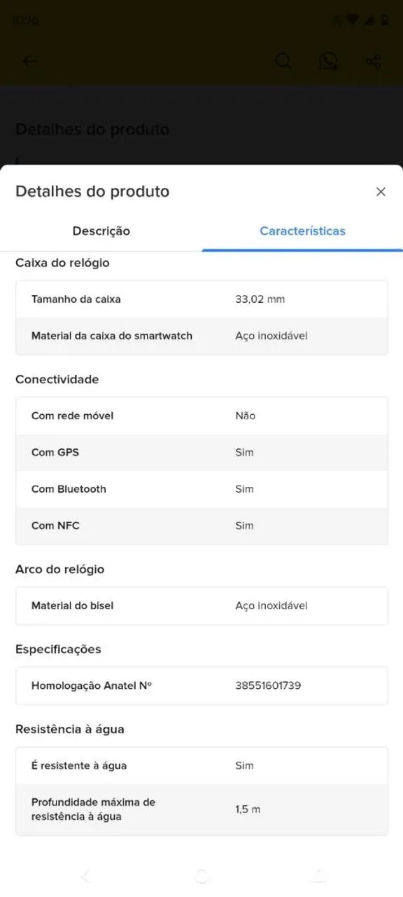 Relógio Samsung gear s3 frontier 