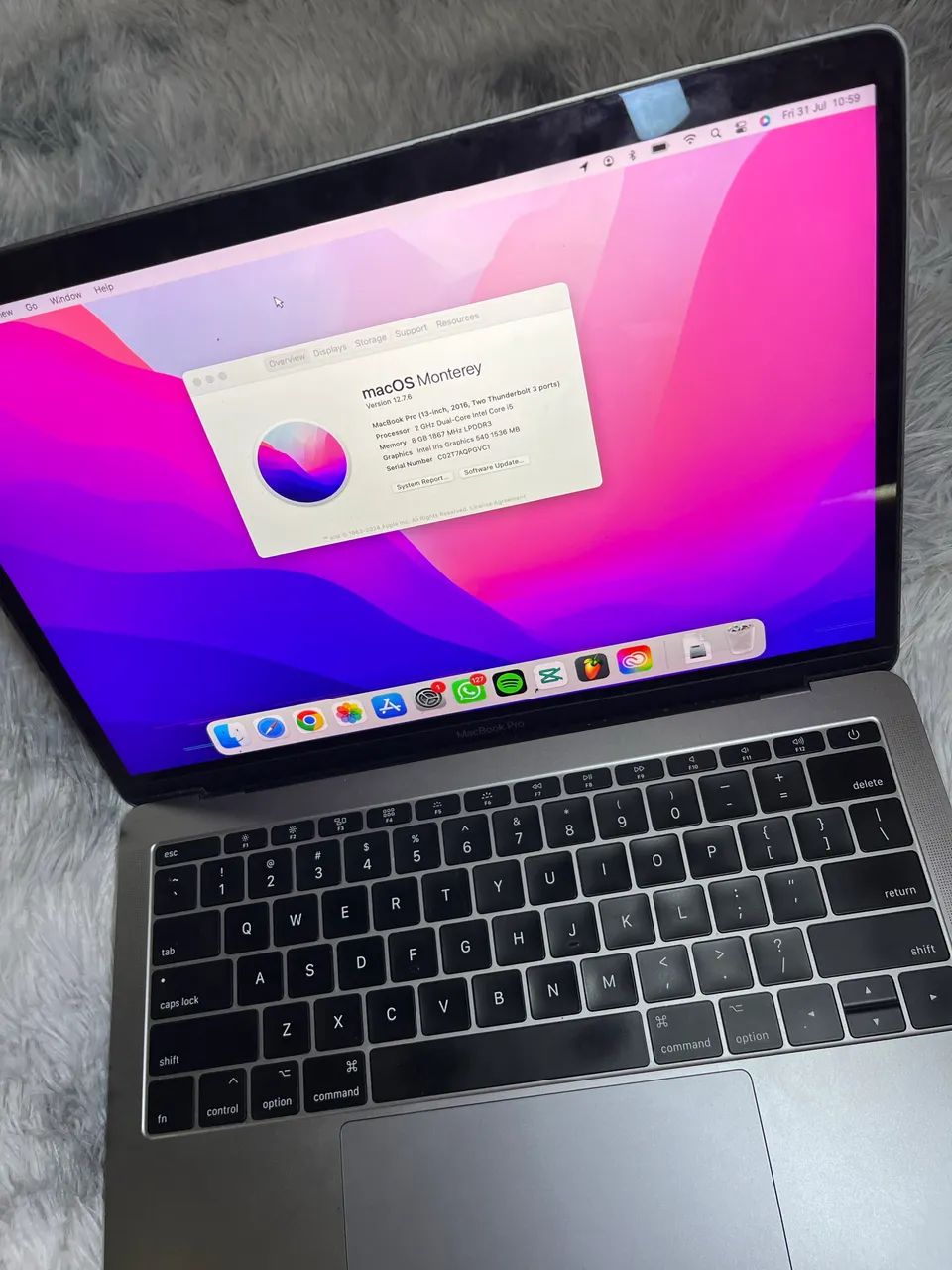 MacBook Pro 2016 (LEIA A DESCRIÇÃO)