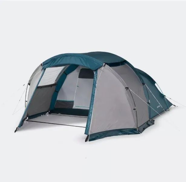 BARRACA CAMPING DECATHLON QUECHUA MH100 4 PESSOAS QUARTO + VARANDA + LONA PROT. INFERIOR