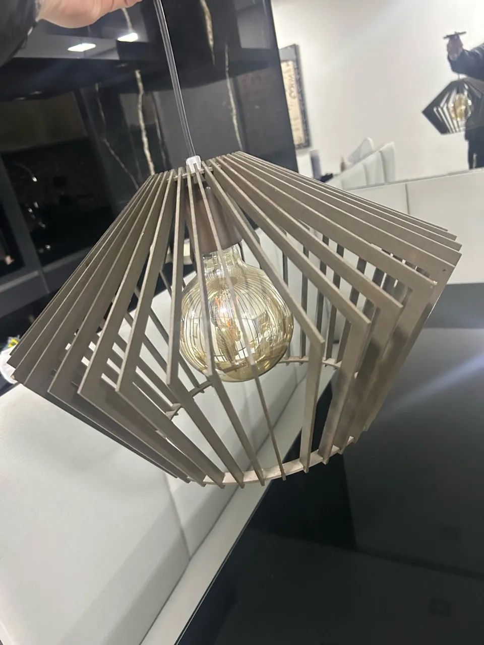 Lustre com lâmpada  - Foto 3