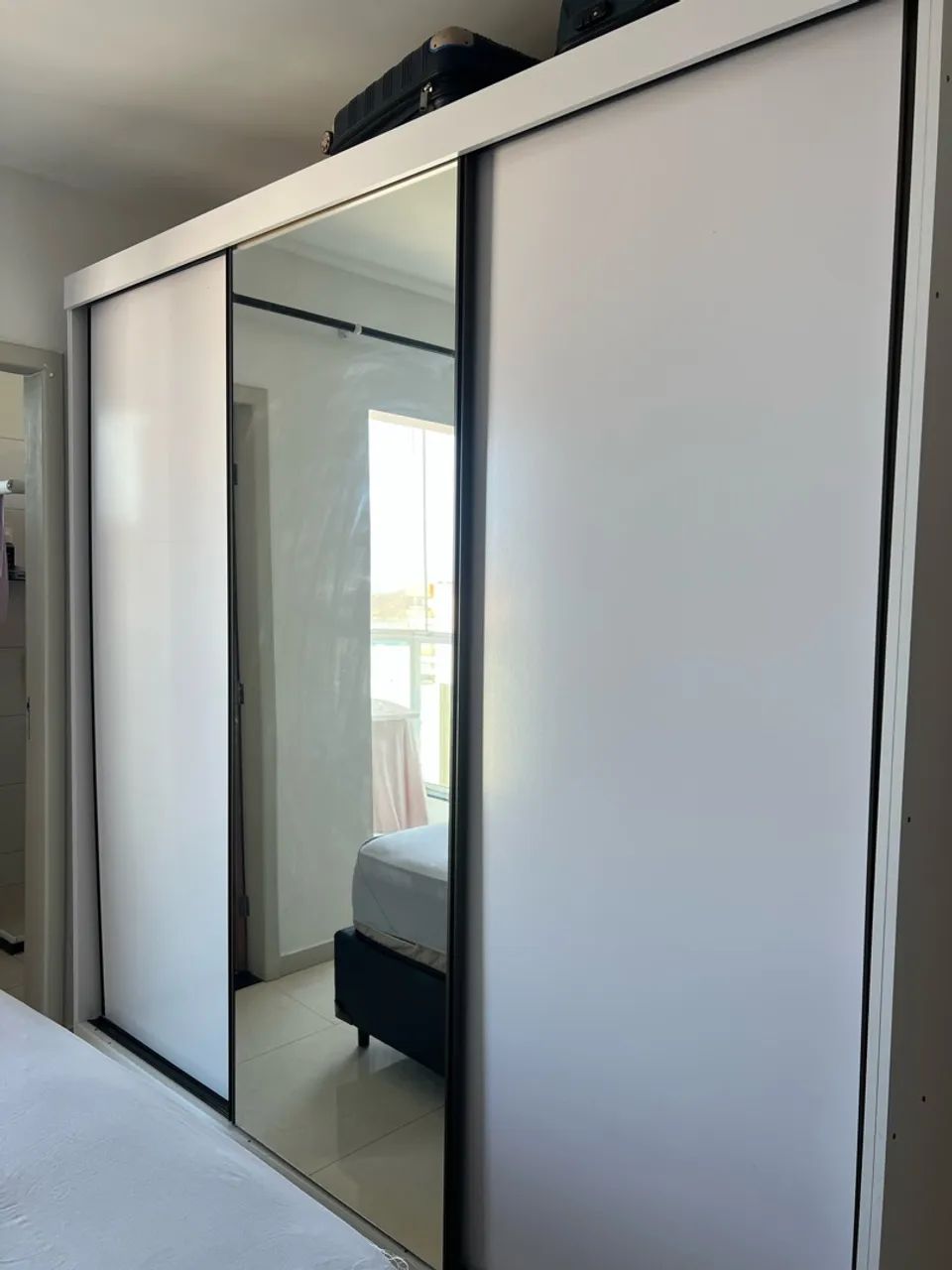 Guarda roupa 3 módulos 100% mdf 