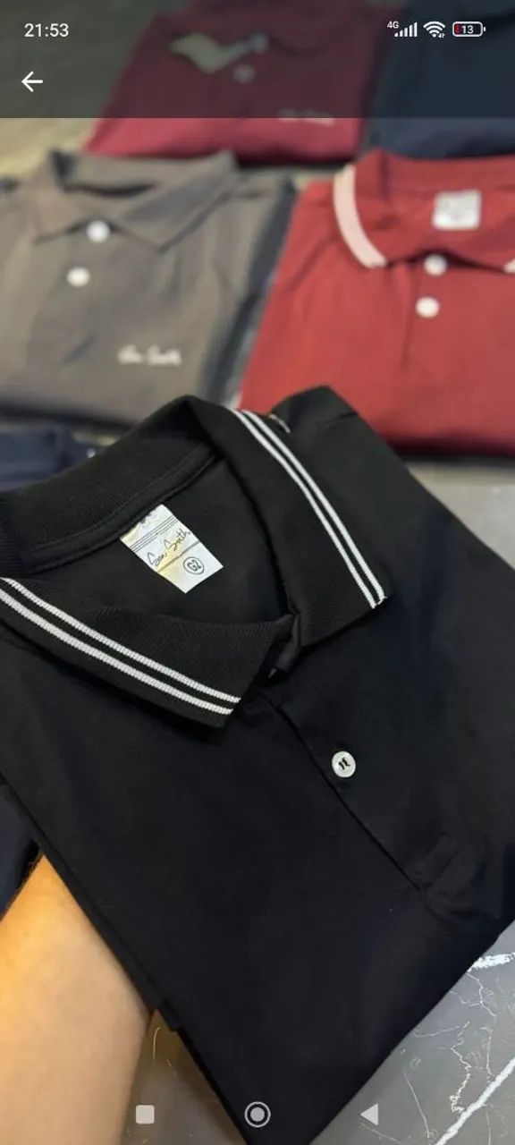 camisas gola polo plus sizes do g1 ao g6 - Foto 5