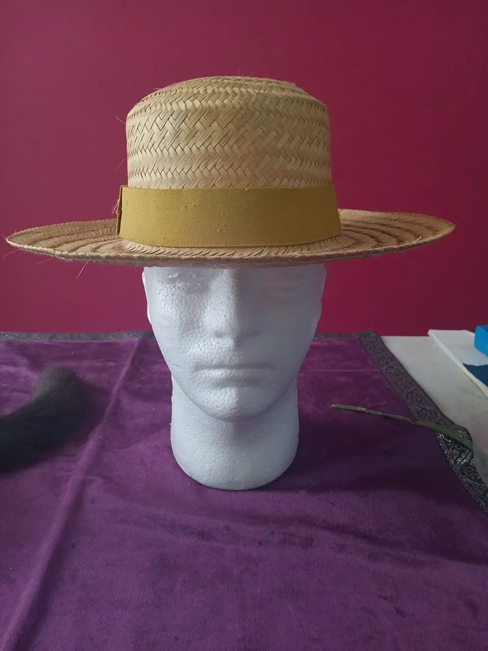 Chapéu Estilo Paris Boater Palheta - Foto 3