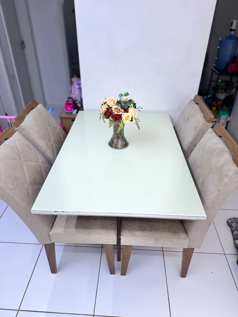 Mesa Retangular 04 cadeiras