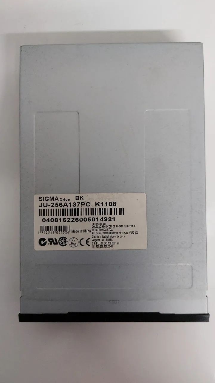 Leitor de disquete modelo Sigma JU-256A