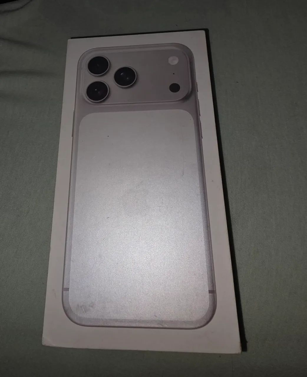 Iphpne 17 pro max 256gb prata lacrado 