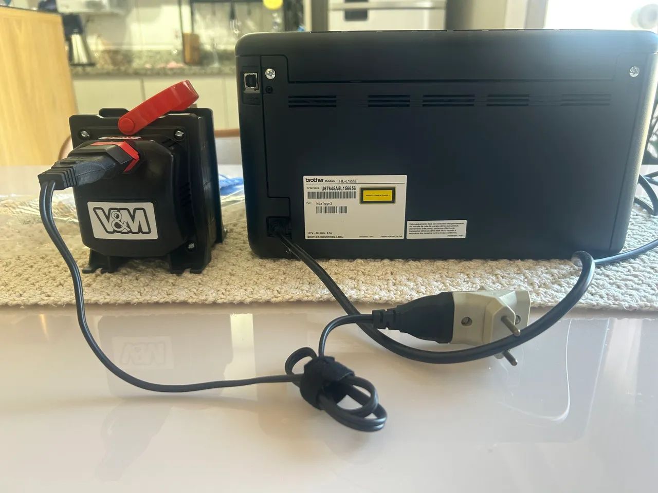 Impressora Brother 127V + Transformador 220V Nova - Foto 3