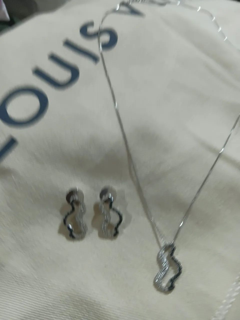 Brinco e colar de ouro 18k Marca Vivará  - Foto 2