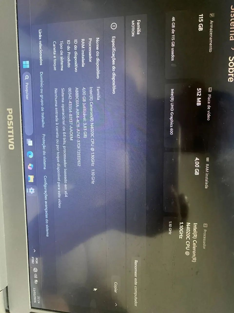 Notebook positivo  - Foto 4