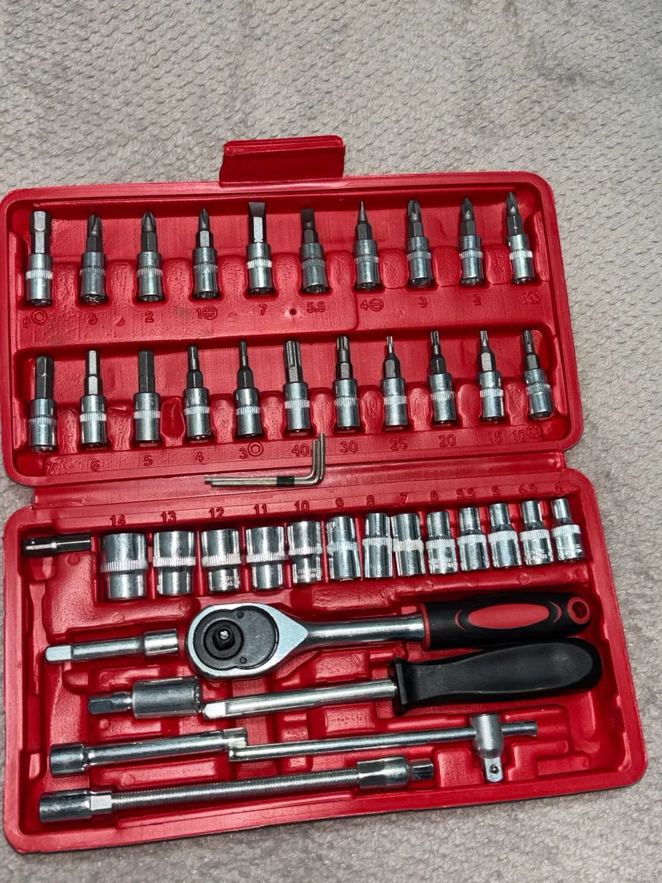 Kit de ferramentas com 46 peças  - Foto 3