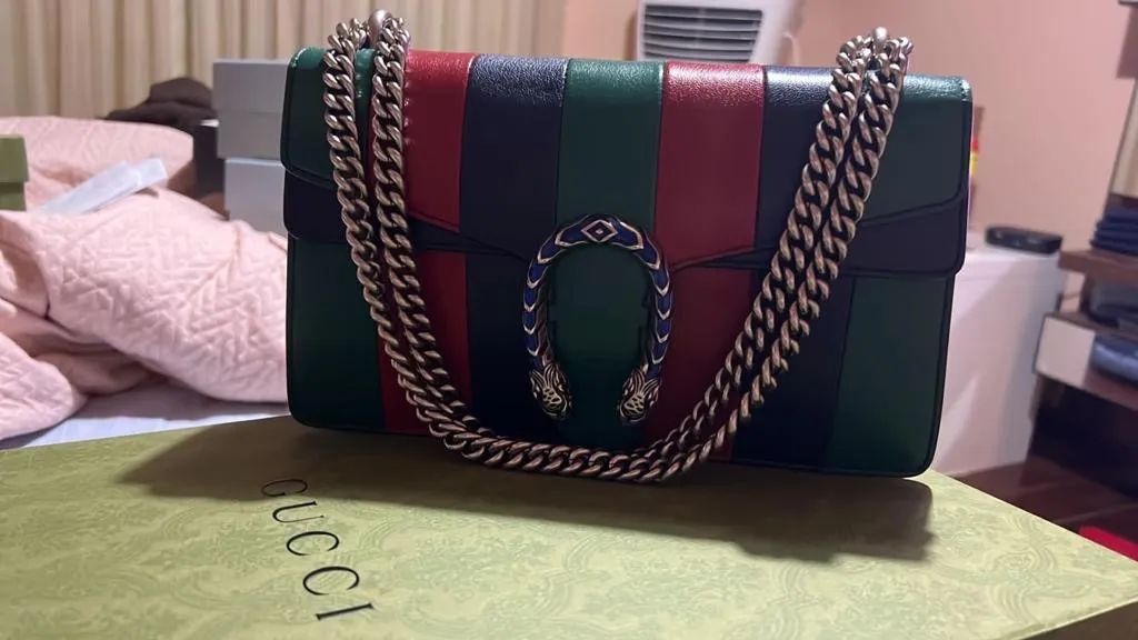 Bolsa Gucci Tricolor 