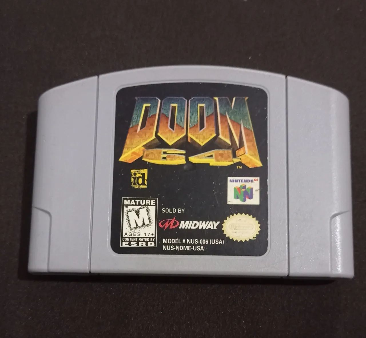 Jogo Doom 64 original Nintendo 64 
