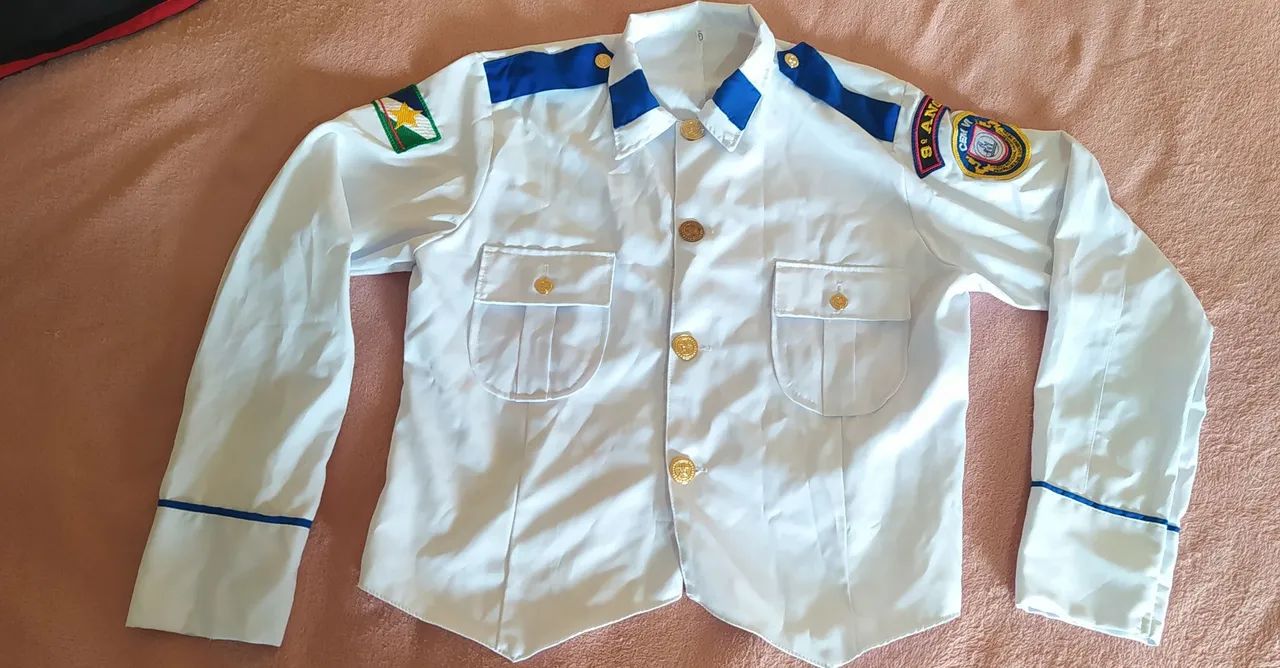 Túnica Branca feminino Colégio Militar