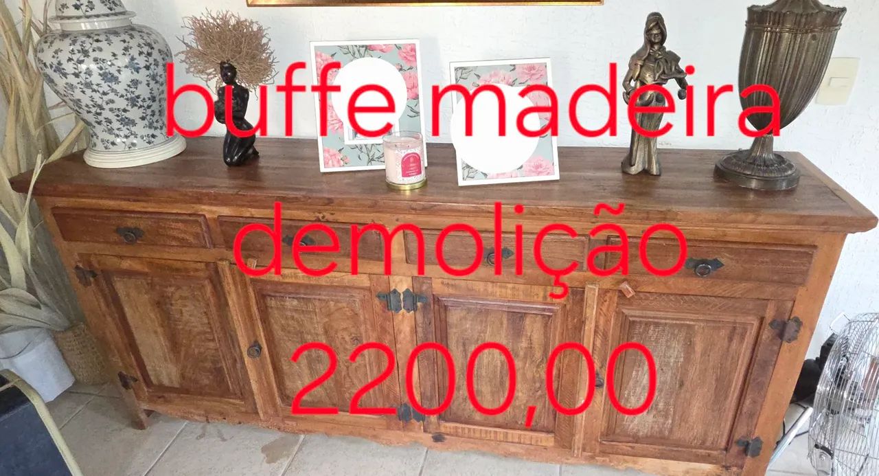 Buffet rústico madeira de demolição  - Foto 2