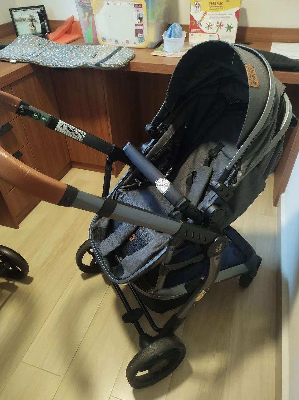 Carrinho de Bebê Dzieco Usado - Foto 3