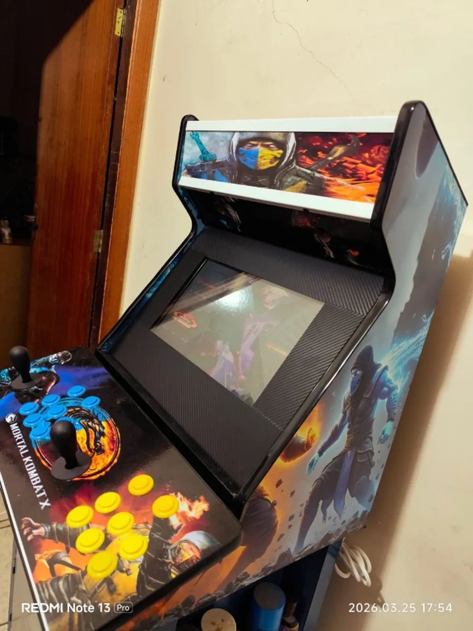 Bartop Fliperama Arcade - Tema Mortal Kombat (Sub-Zero & Scorpion) - Foto 2