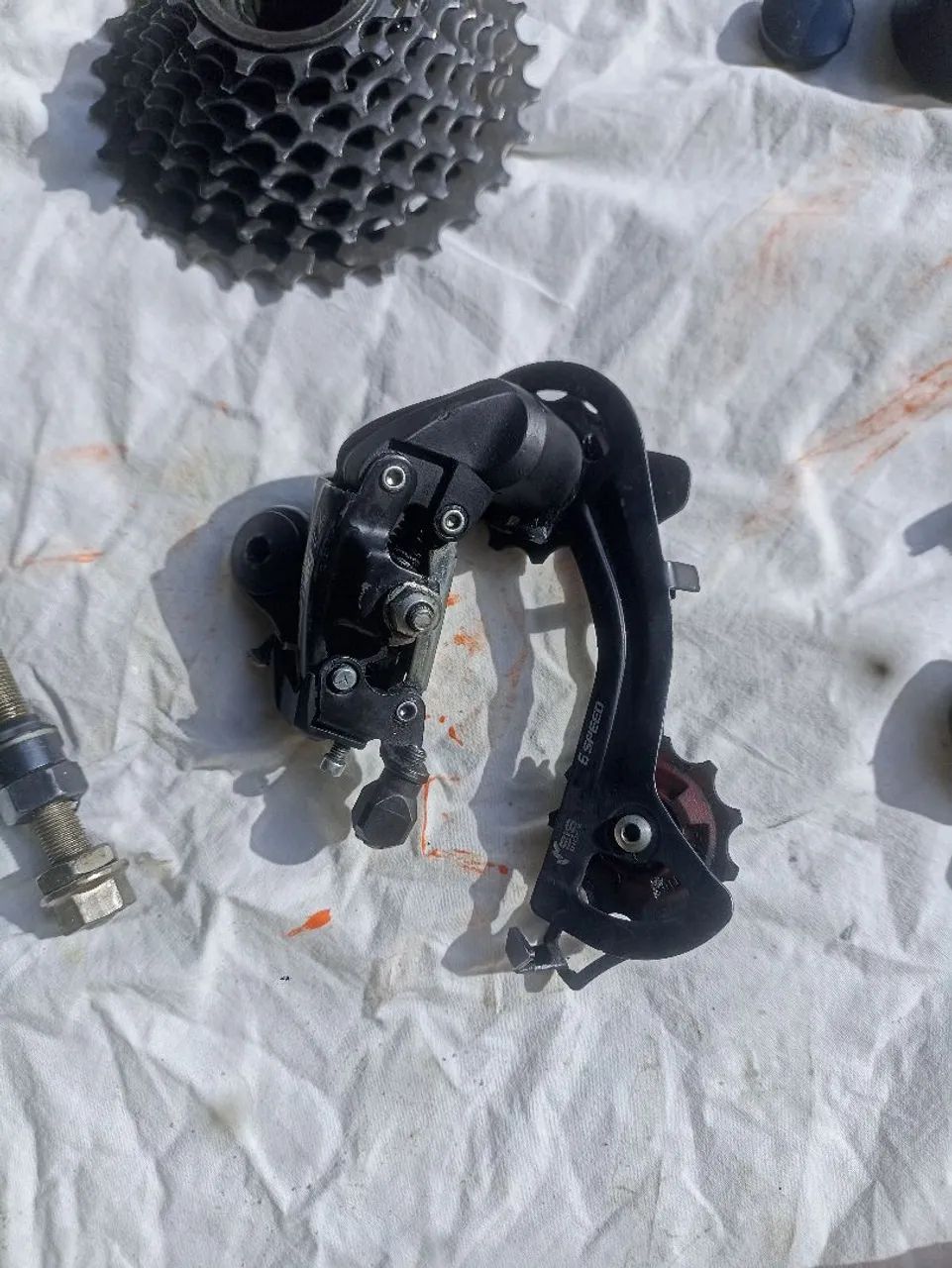Kit Peças de Bike (Câmbios, Pedivela, Cubos, Catraca e Acessórios) - Oportunidade! - Foto 2