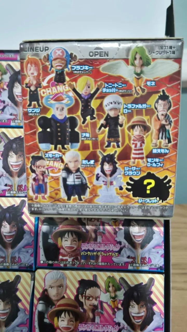 Set One Piece Collection Punk Hazard Shambles 12 figures Bandai