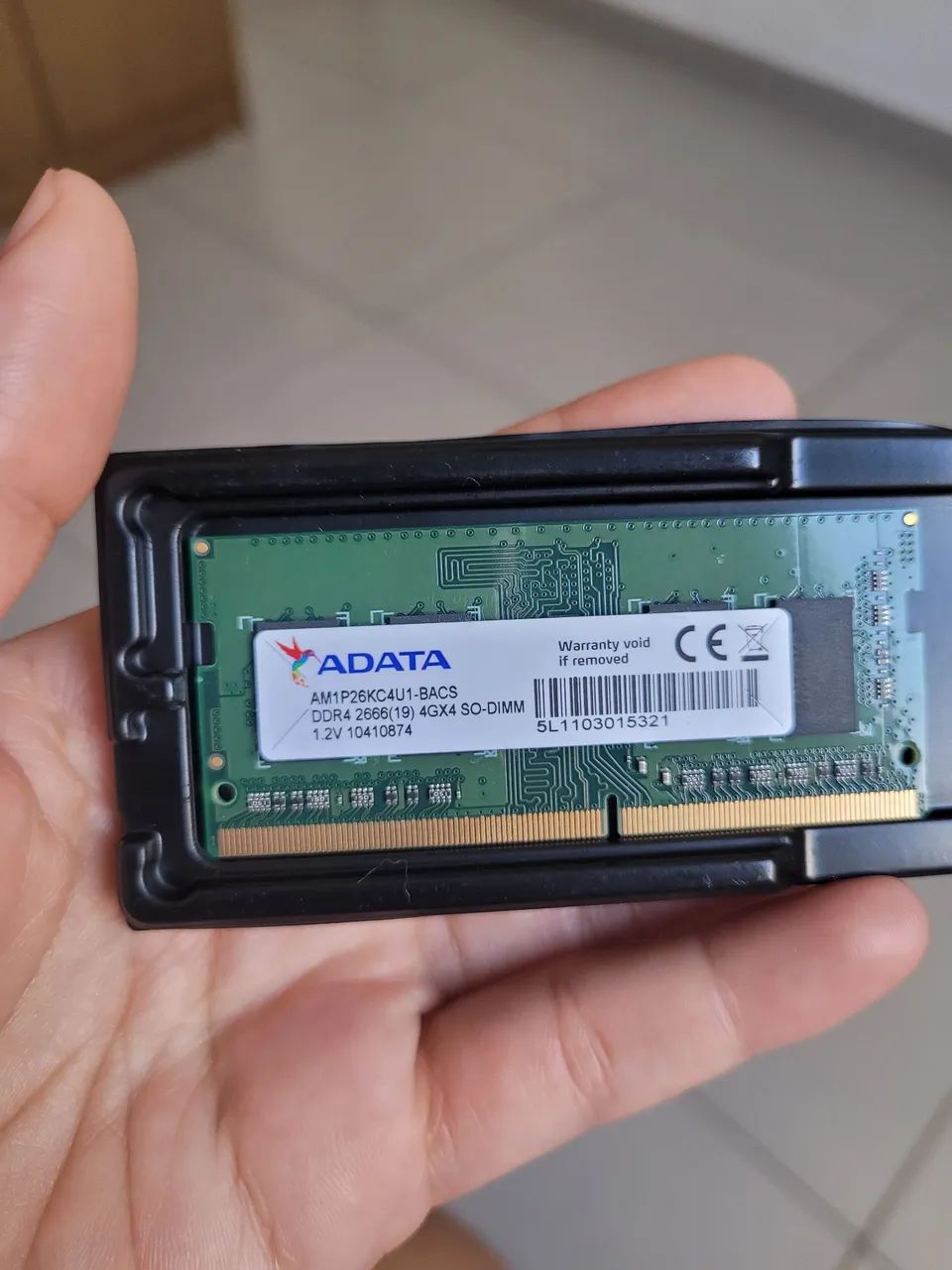 Memória RAM DDR4 4GB ADATA