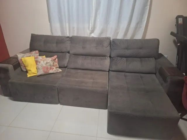 Sofá 03 lugares retrátil  - Foto 5