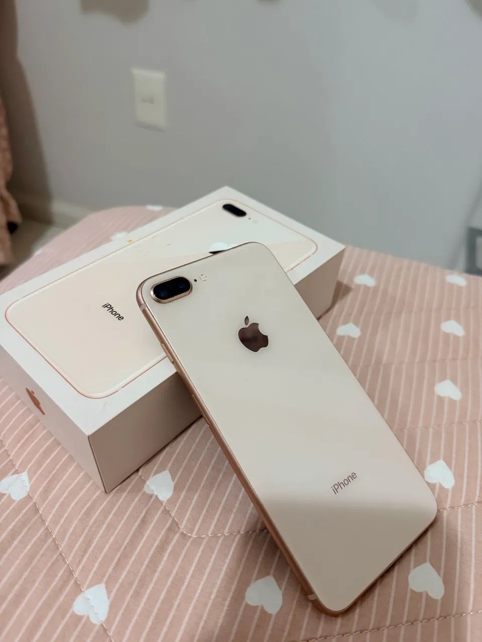 iPhone 8 Plus, rose gold, 64 - Celulares e Smartphones - Trindade