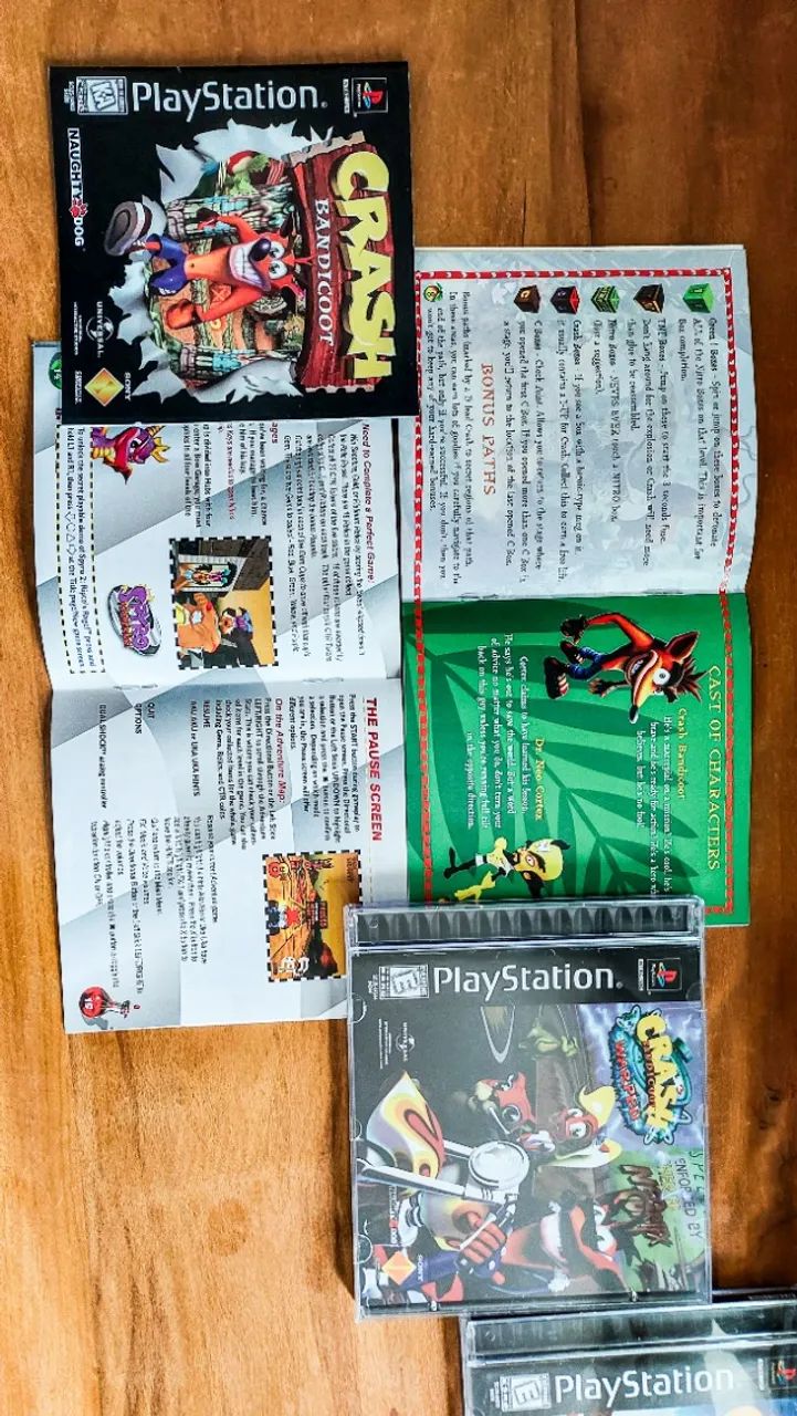 Crash Bandicoot Box com Crash Kart CTR Box Repro Industrial Limitado! - Foto 5