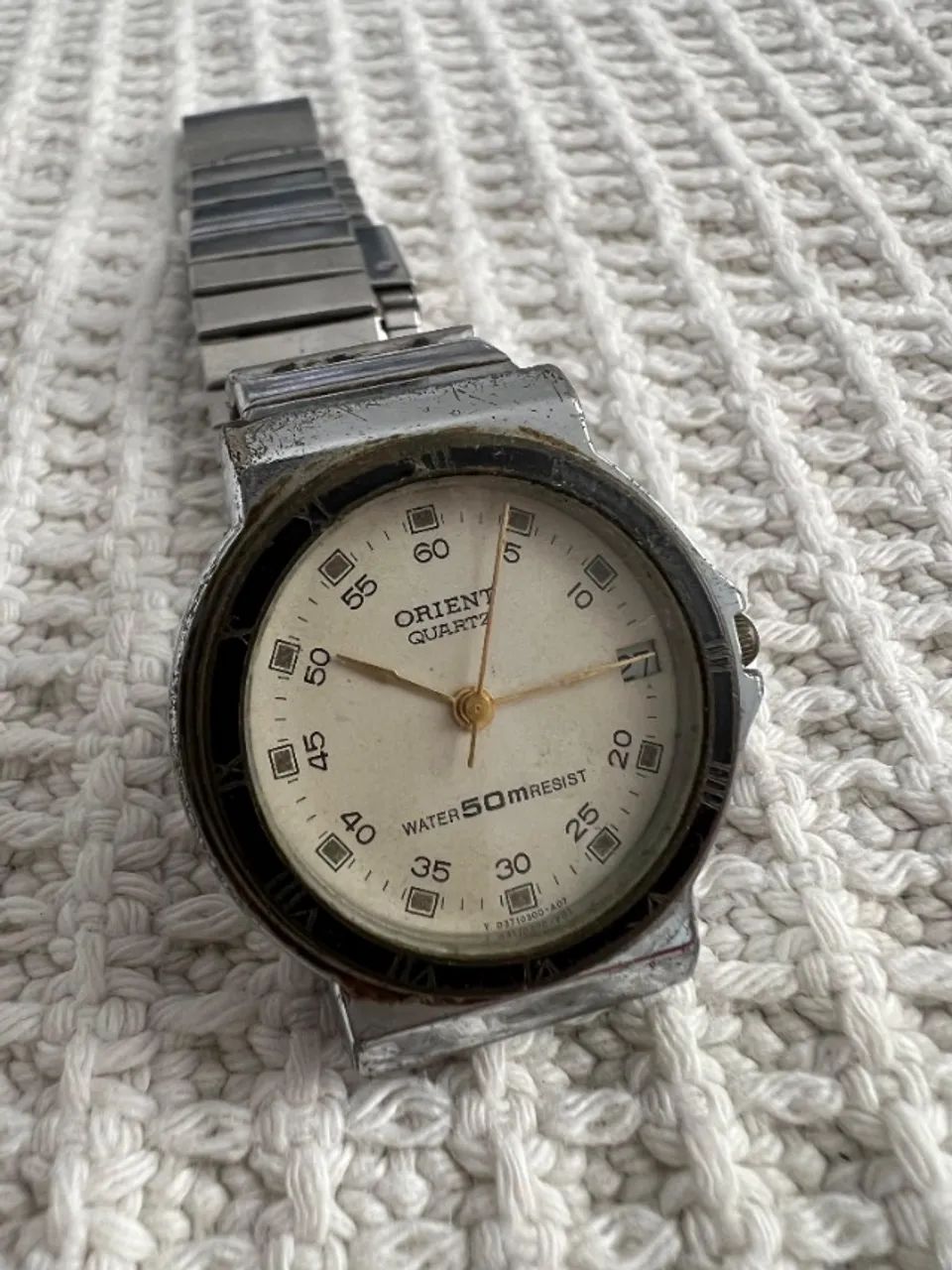 Relógio Orient Quartz Clássico Pulseira Ajustável Vintage