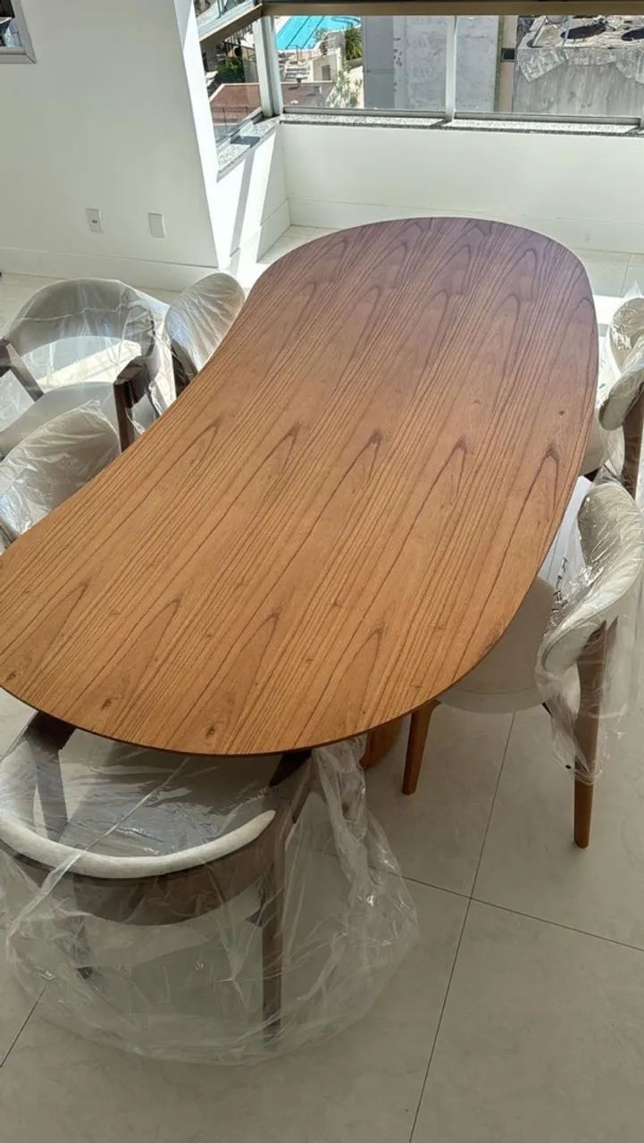 Mesa orgânica 6 lugares