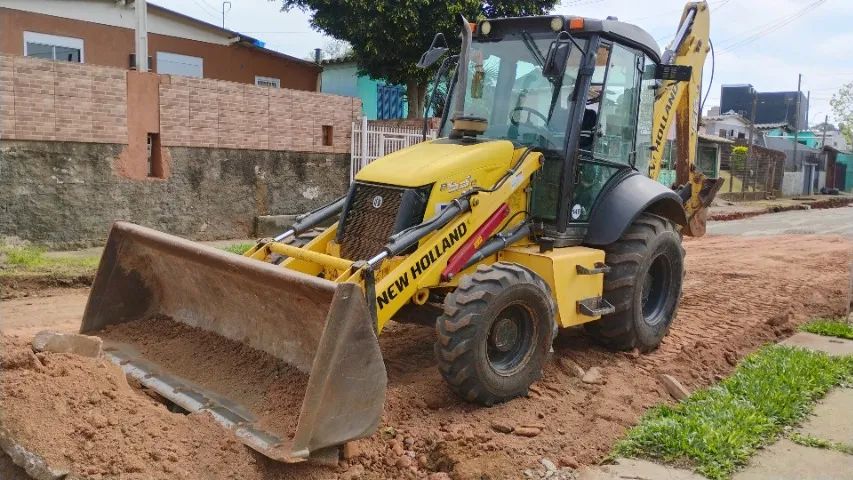 Retro Escavadeira New Holland B95B ano 2019 leiam anúncio  - Foto 5
