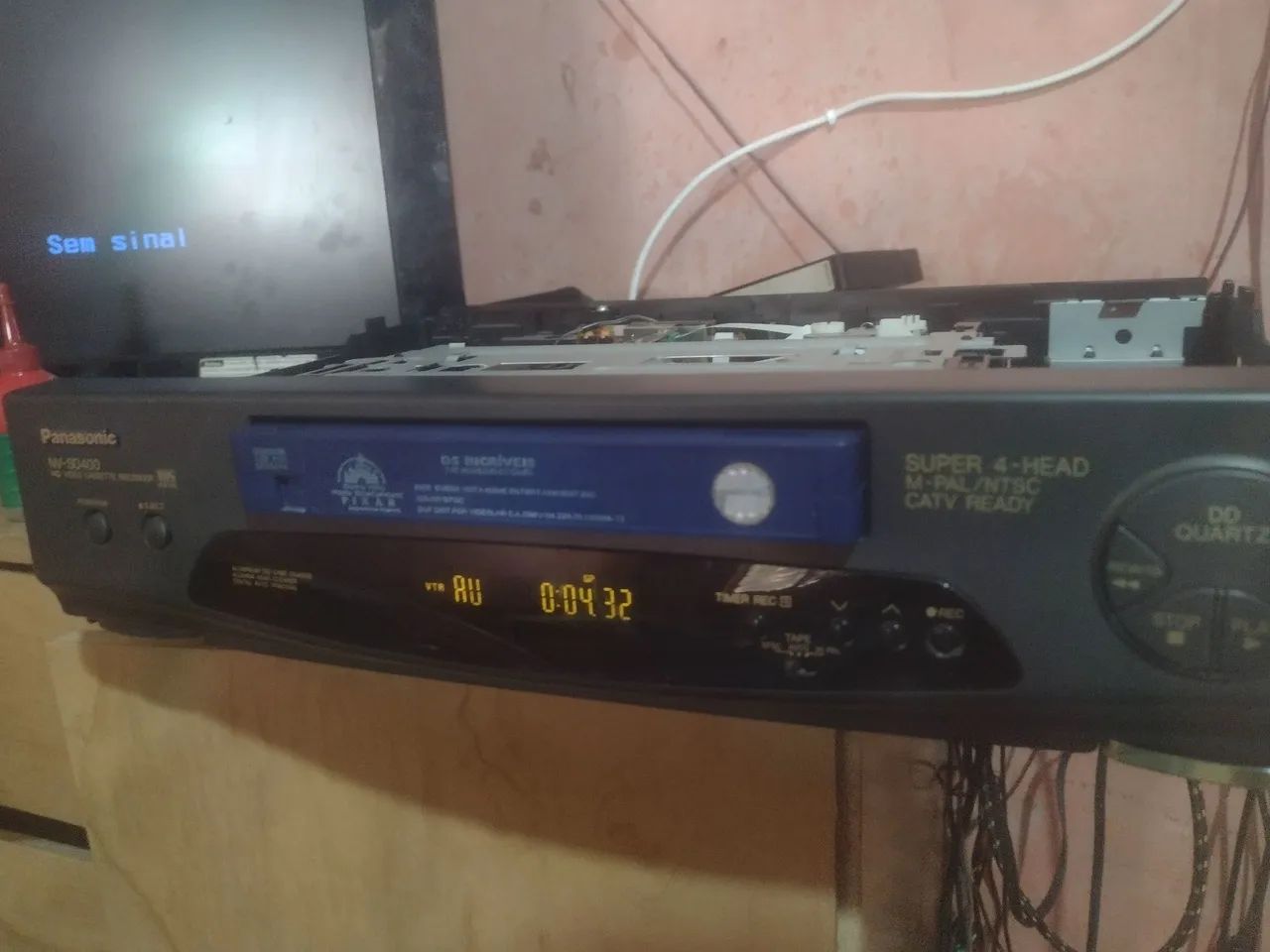 Vídeo cassete Panasonic nv-sd400 funcionando perfeitamente  - Foto 3