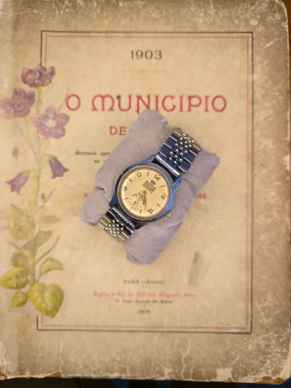 Relógio Hernavin suiço corda manual vintage - Foto 2