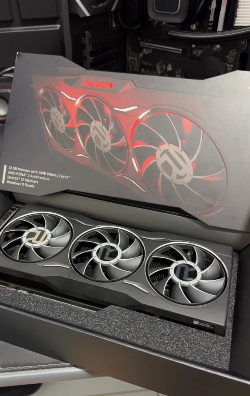 Rx 6750XT 12GB FoundEdition: Aceito trocas em placa superior - Foto 3
