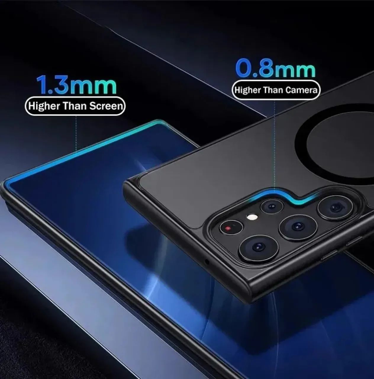 Capa para Samsung S23 Ultra preto - Foto 4