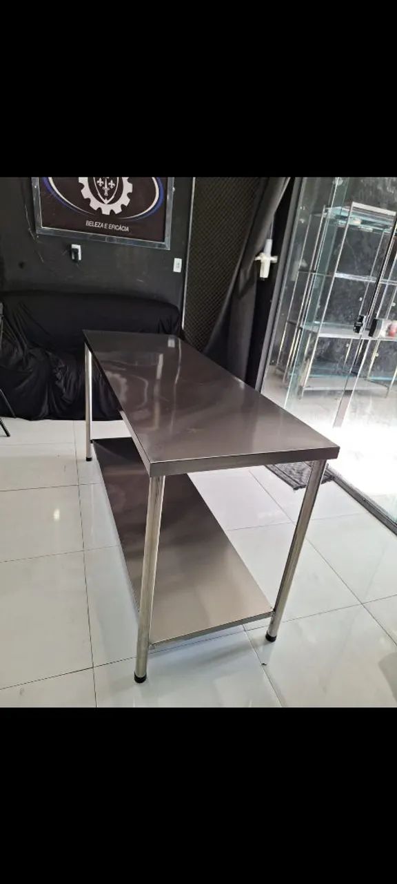 Bancada em aço inox 