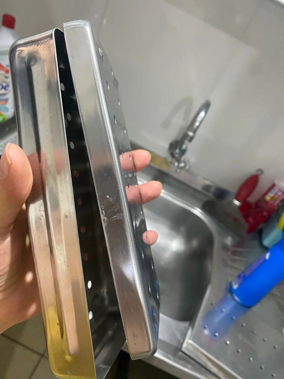 Caixas de inox perfurada 