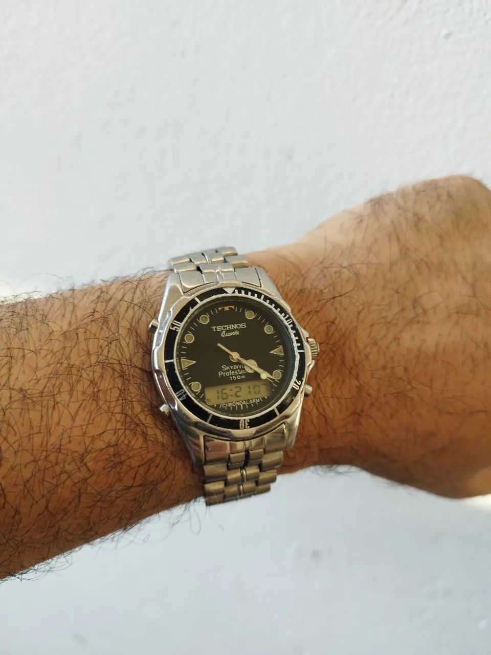 Relógio Technos Skydiver Anos 90 35mm Raro - Foto 4