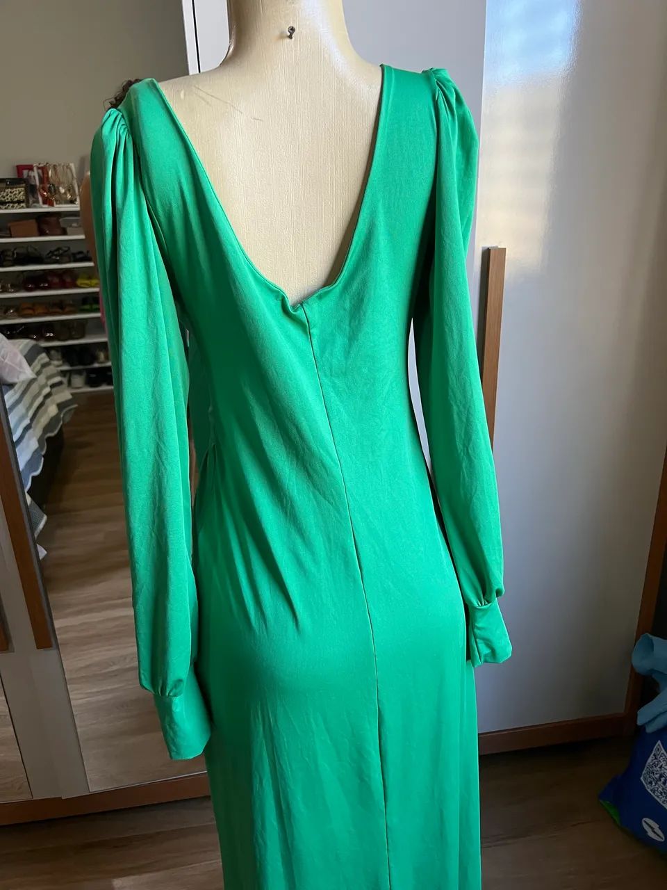 Vestido verde - Bazar - Foto 5
