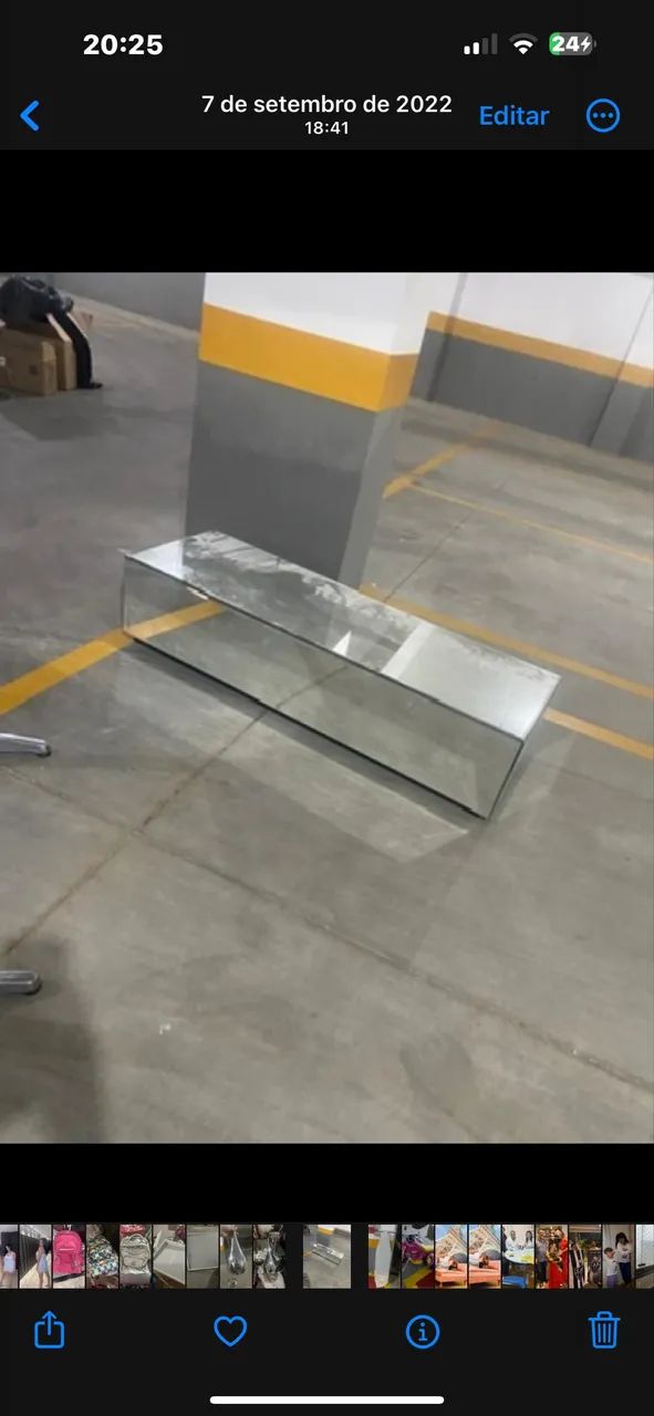 Mesa retangular espelhada  - Foto 2