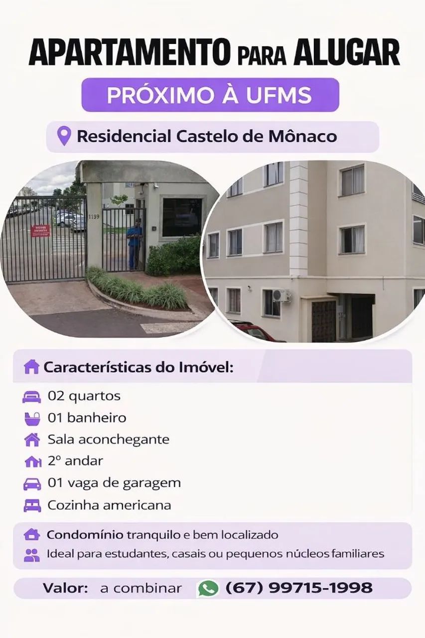 Apartamento para alugar 