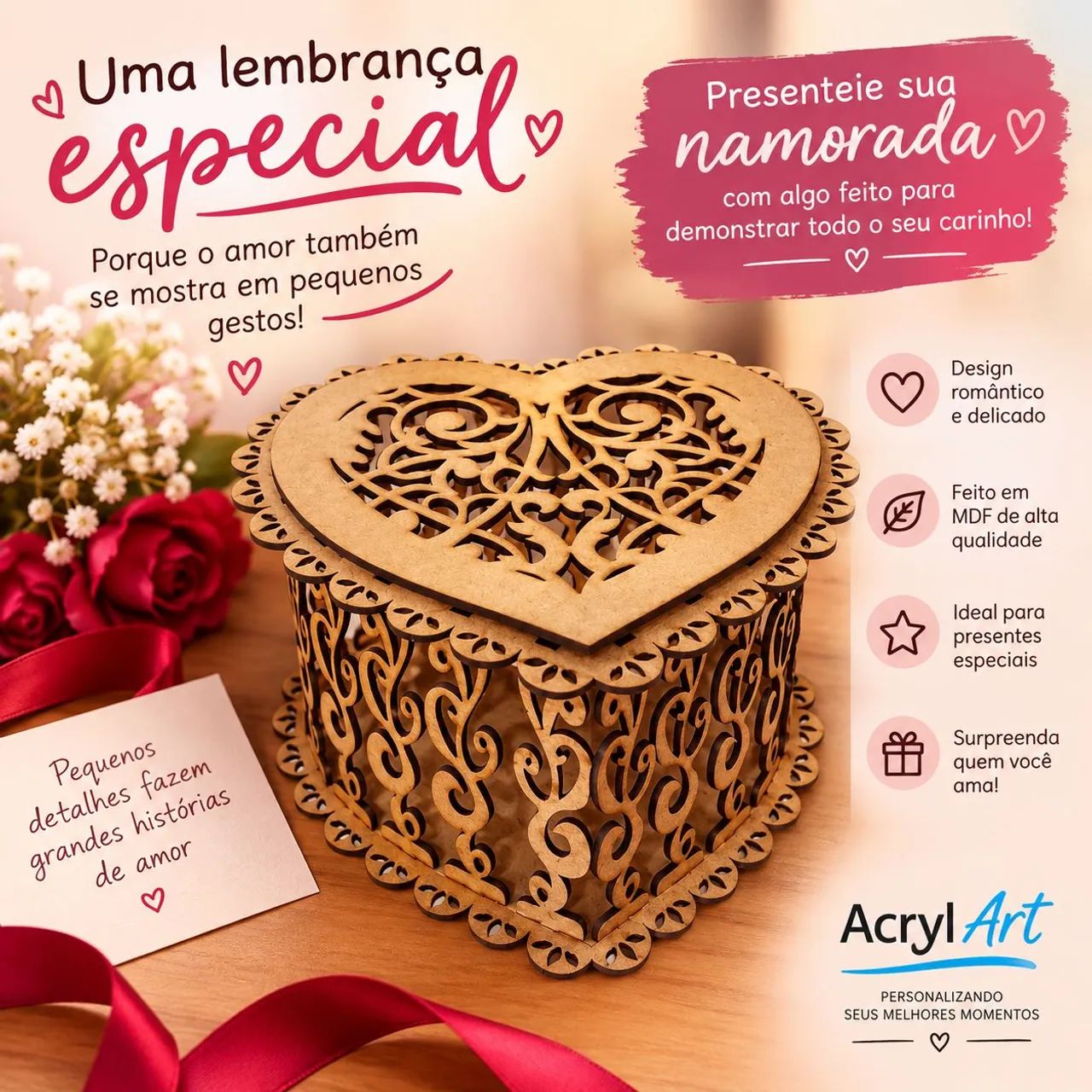 Caixa de coração 