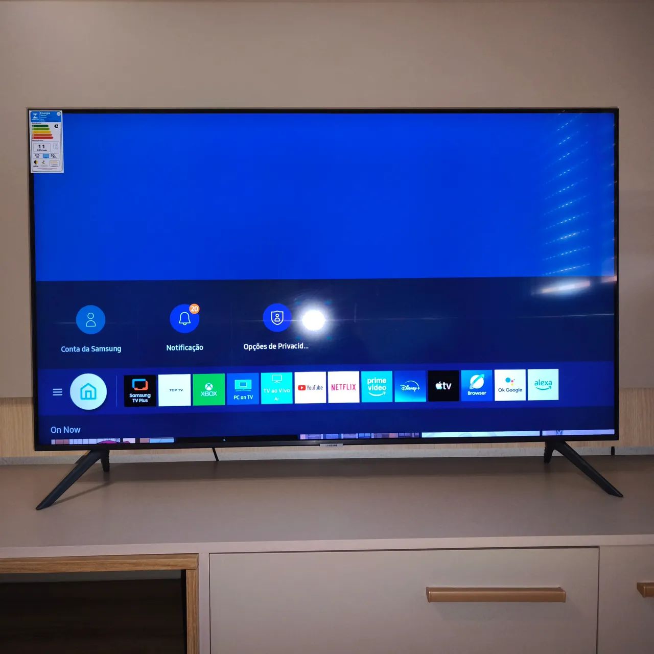 TV 4k Smart 50 Polegadas Samsung Ultima Geração NA Caixa com Nota fiscal  - Foto 4