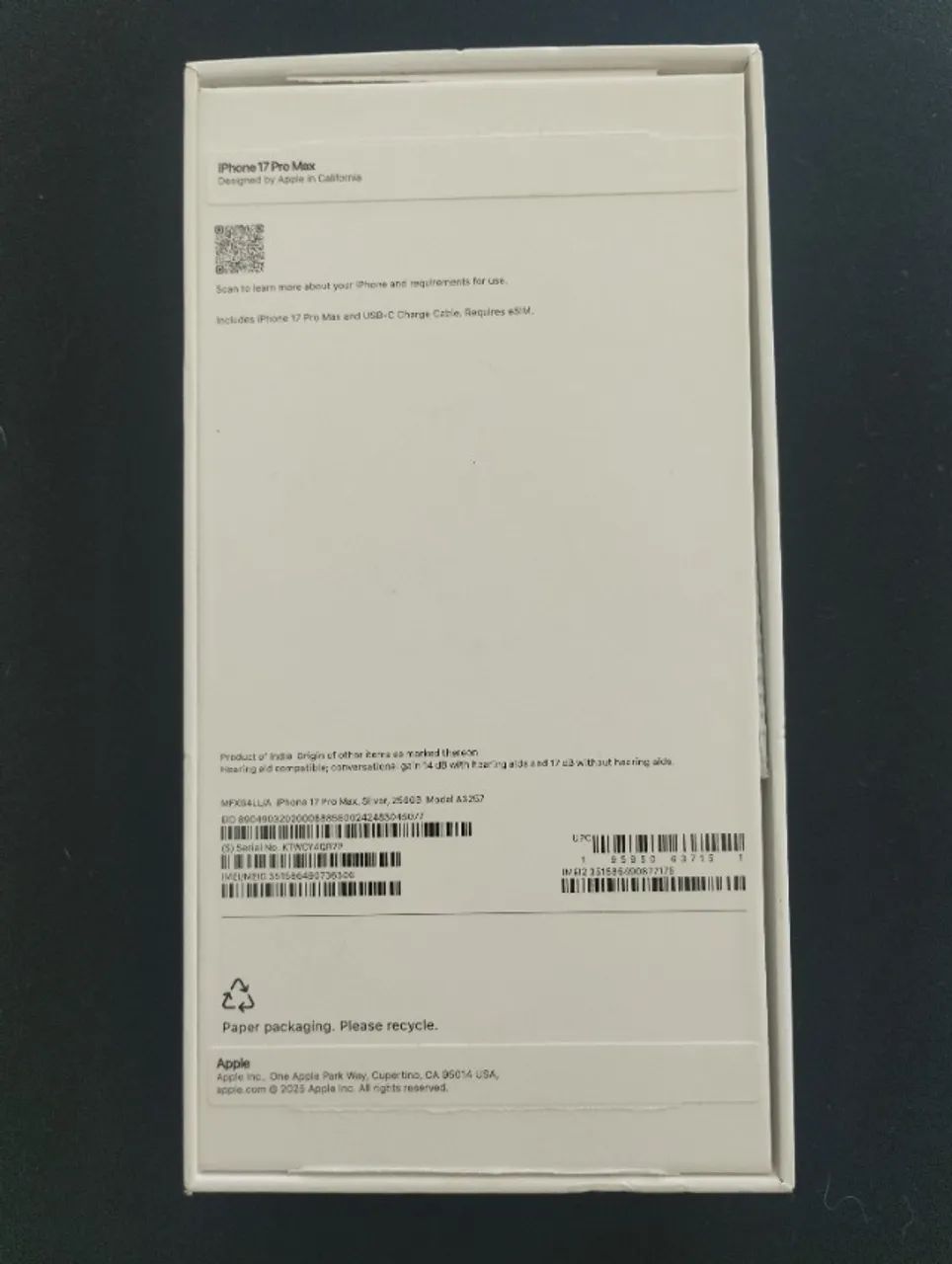 iPhone 17 pro Max prateado  - Foto 4