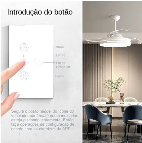 Interruptor Smart para ventilador de teto - Foto 2