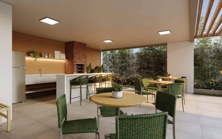 Única Veredas Villa Park - Apto 2/4 com 1 suíte de 57 m², wc social, 1 vaga por 331.750,00 - Foto 12