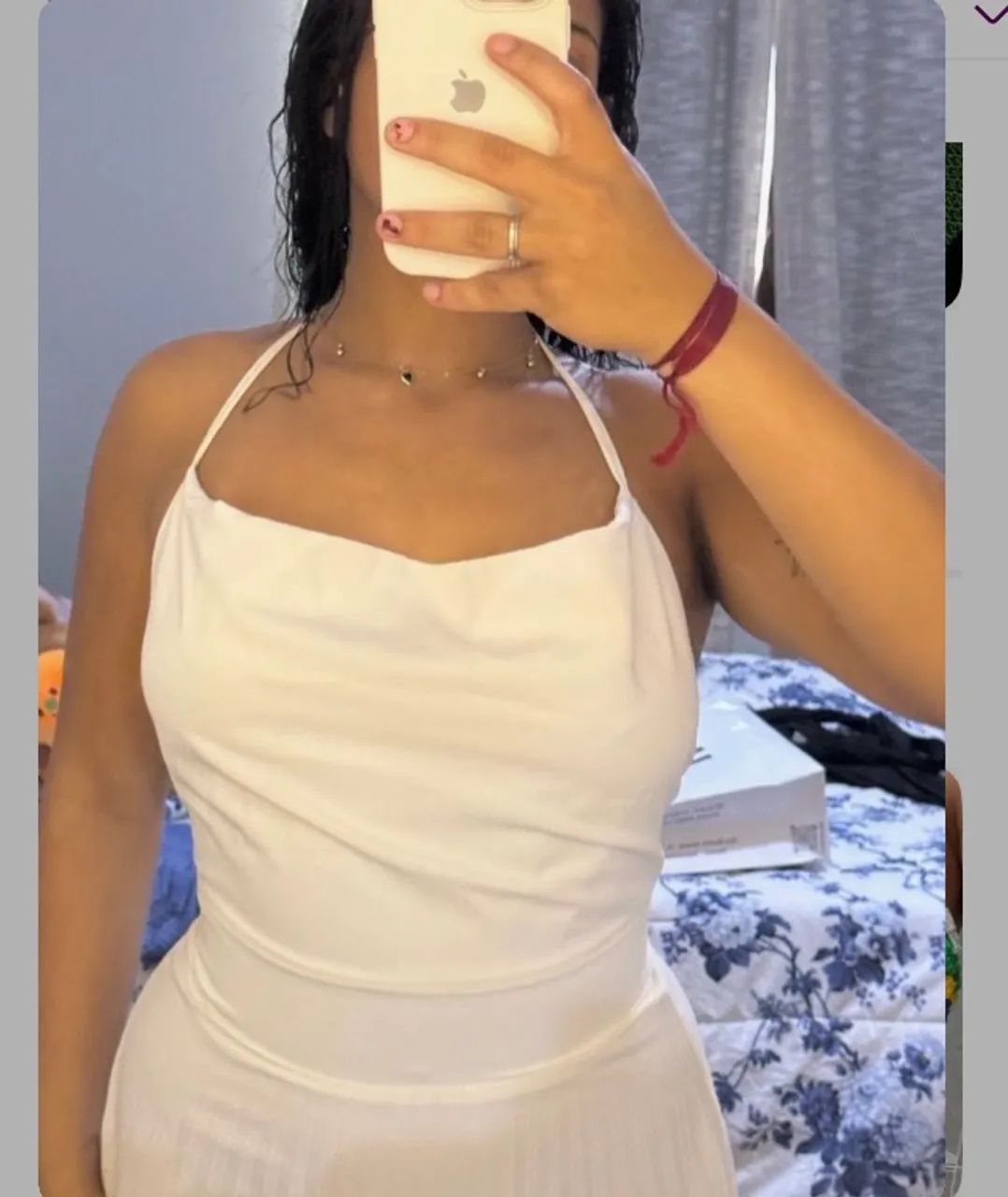 Vestido longo Branco - Foto 2