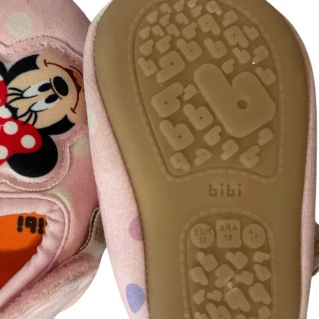 Tênis meia infantil bibi afeto rosa da minnie - tam 16 - Foto 3
