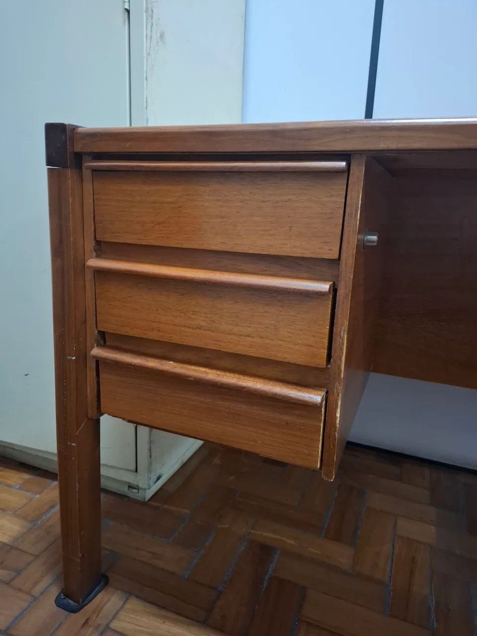 Mesa de Escritório em madeira maciça - Foto 3