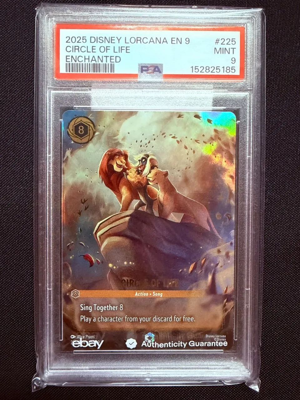 Disney Lorcana サークル・オブ・ライフ PSA 10 Lorcana - Circle of life - psa 9 - Hobbies e coleções - Jardim